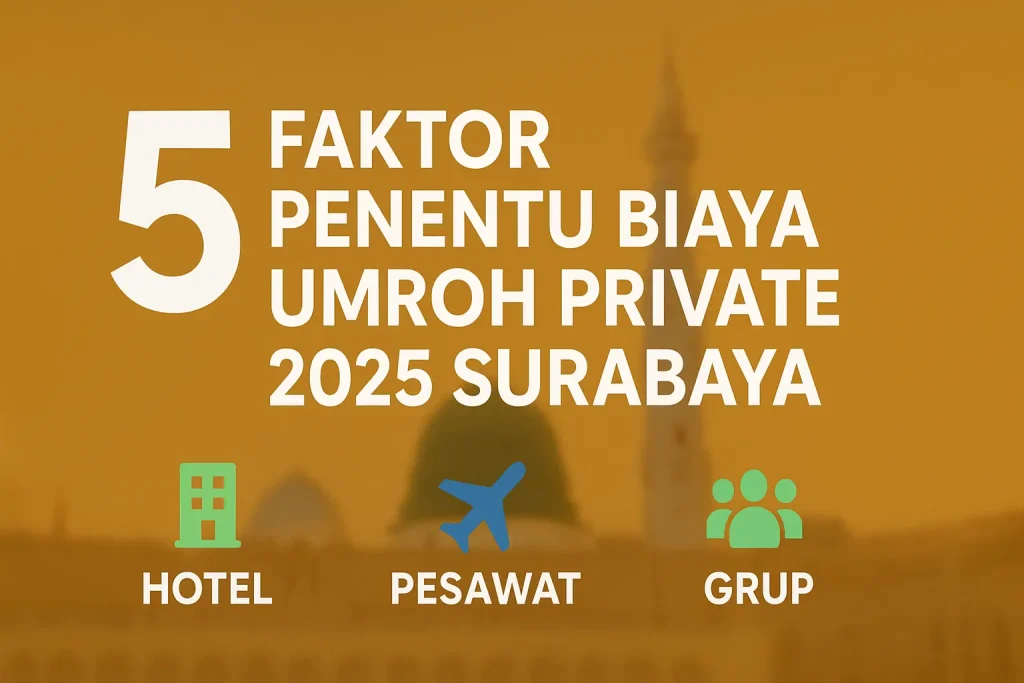 Faktor Penentu Harga Paket Umroh Private