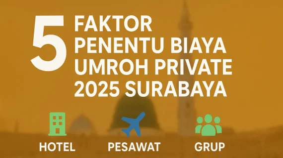 Biaya Umroh Private Surabaya 2025: 5 Faktor Penentu Harga Paket