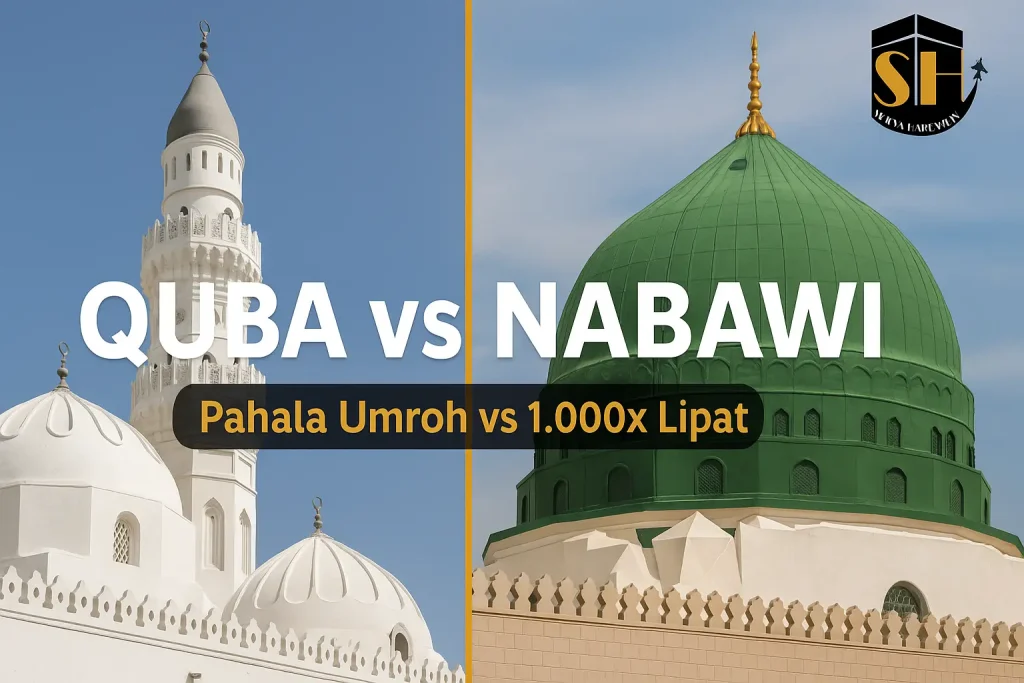 Perbandingan Masjid Quba dan Masjid Nabawi