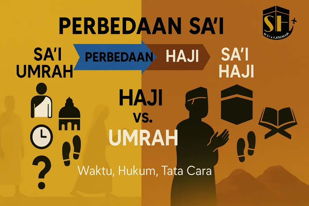 Perbedaan Sa’i Haji dan Umrah