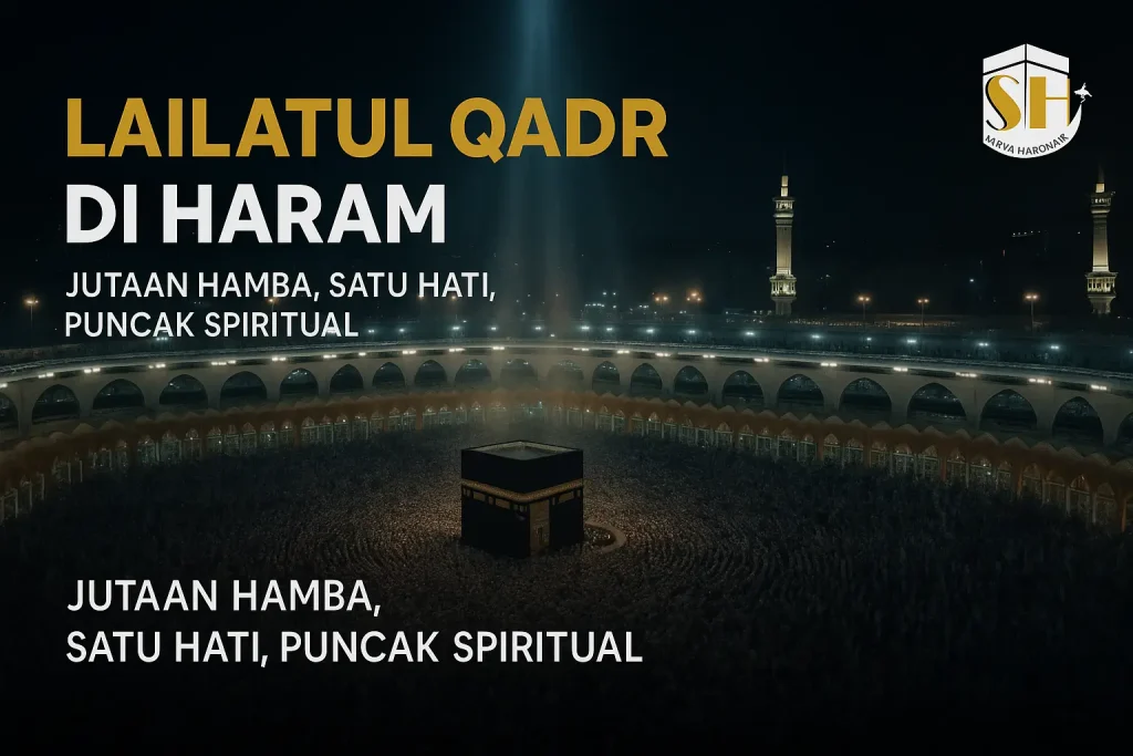 Suasana Masjidil Haram di Malam Lailatul Qadr