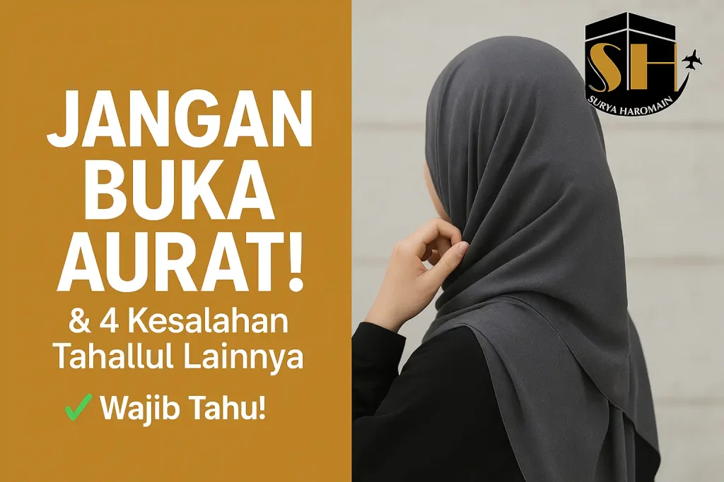 Adab Tahallul Wanita: Batasan Memotong Rambut & Menjaga Aurat (Panduan Privasi)